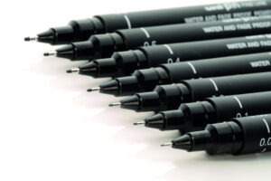 UniPin Black Drawing Pens
