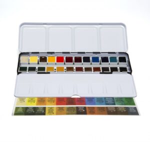 Daniel Smith 24 hand poured watercolour pan set