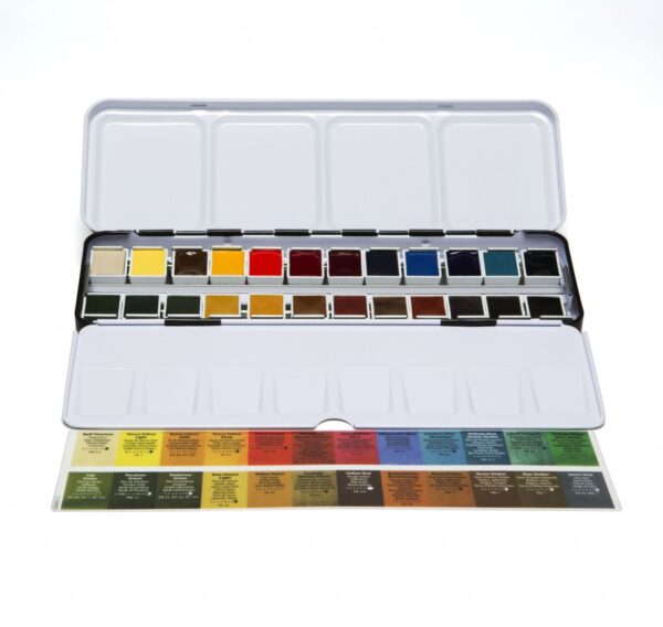 Daniel Smith 24 hand poured watercolour pan set