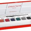 Caran d'ache 8 Gouache Studio Set Open.