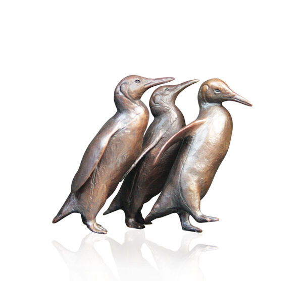 Penguin Group Bronze Sculpture from the studio of Richard Cooper