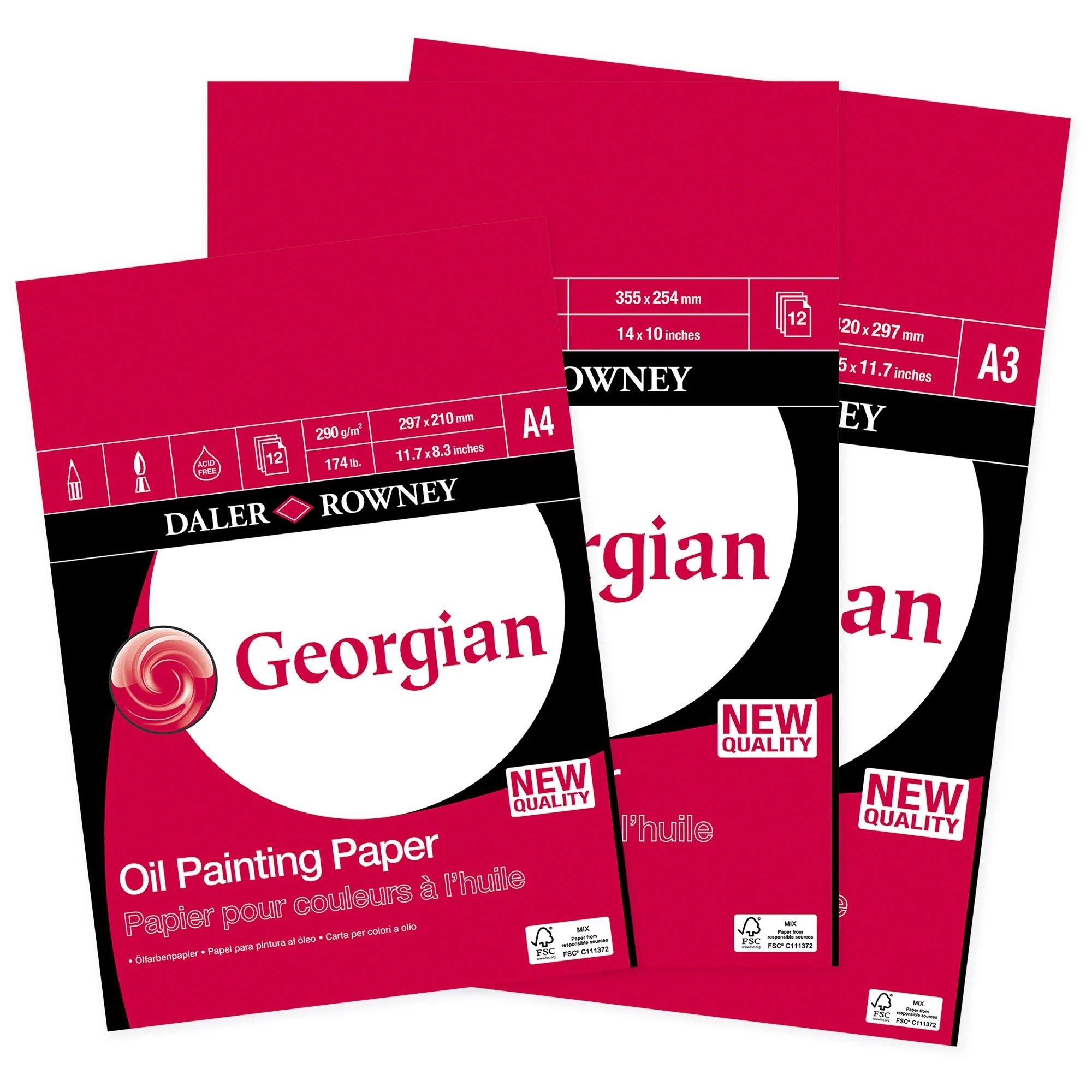Georgian Oil Pad A3 - Image 3