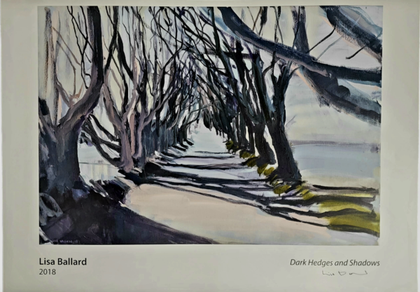 Dark Hedges and Shadows, Lisa Ballard