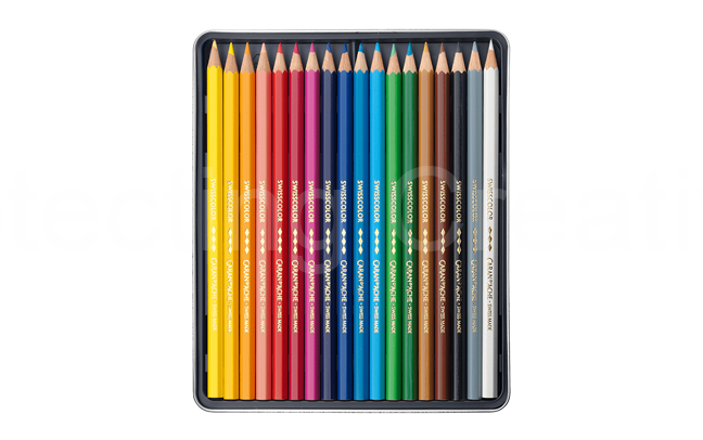 Swisscolor watercolour pencils set of 18