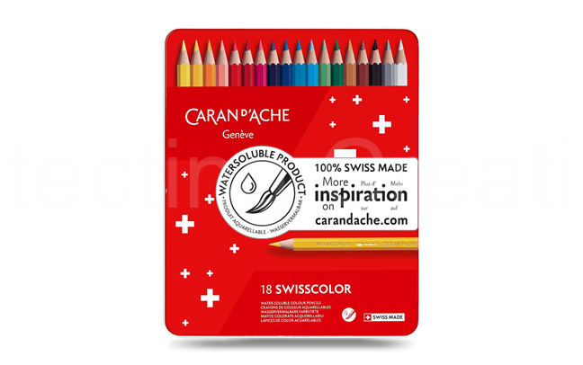 Caran D'Ache Swisscolor Water-Soluble Pencils - Image 13