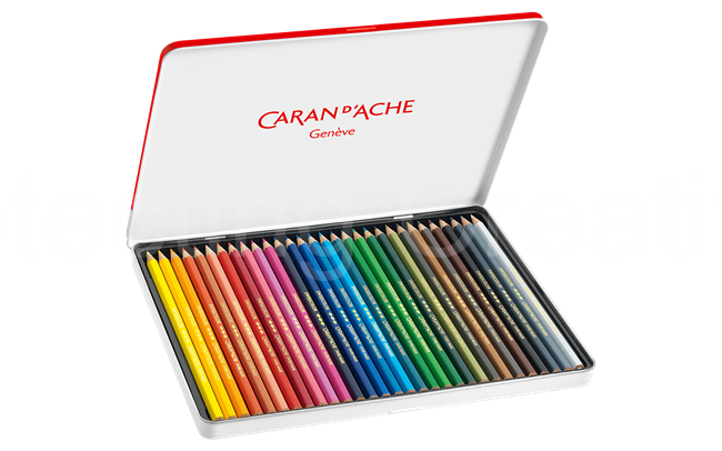 Caran D'Ache Swisscolor Water-Soluble Pencils - Image 4