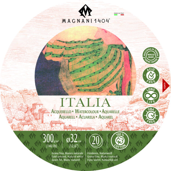 Magnani 1404 Circular Watercolour Block