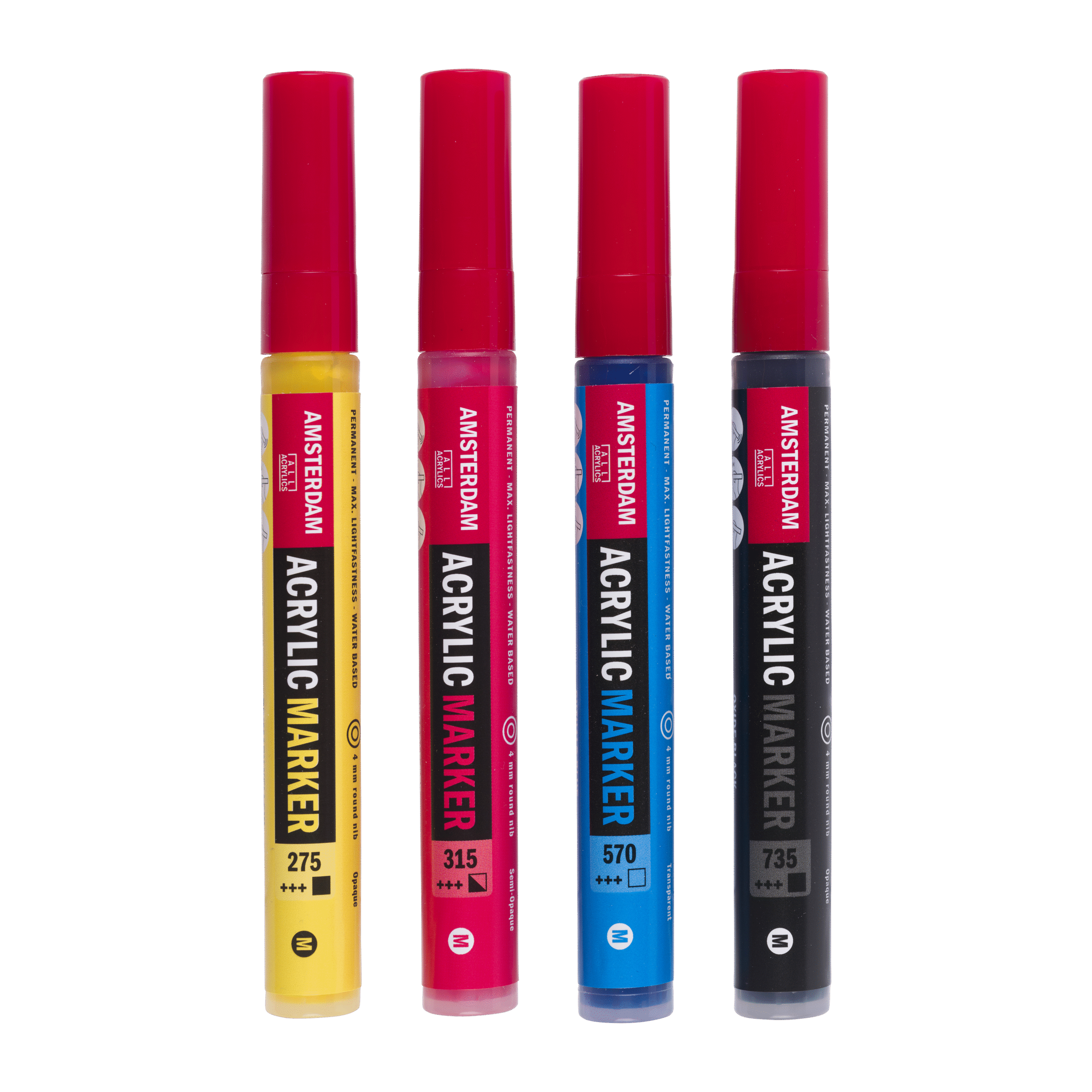 Amsterdam Acrylic Marker Reflex Neon Set - Image 3