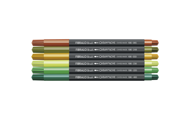 CaranD'Ache Botanic Fibralo Brush Pens - Image 2