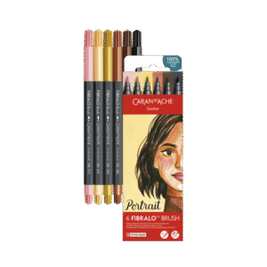 CaranD'Ache Portrait Fibralo Brush Pens