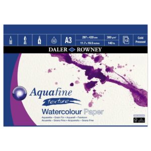 Aquafine Jumbo Texture Watercolour Pad