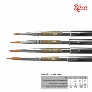 Rosa Lake Travel Brushes